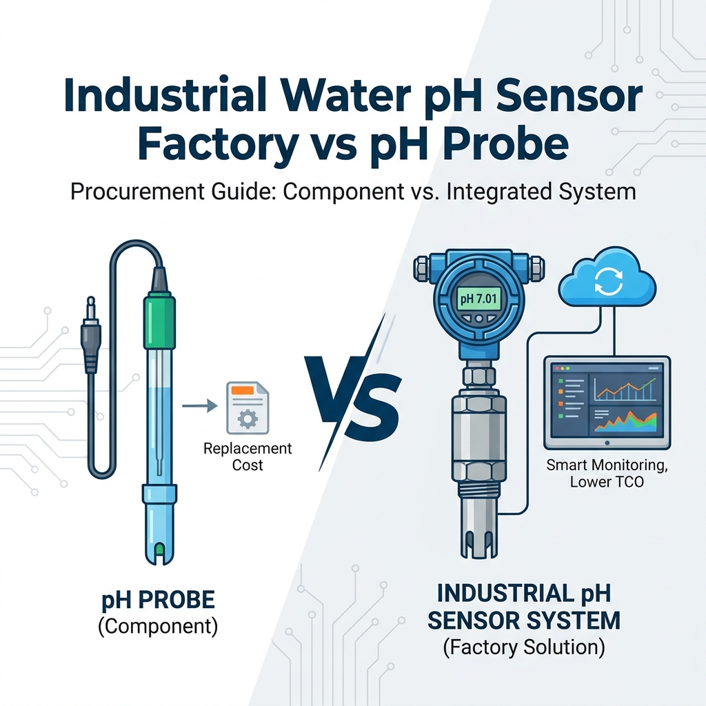 Industrial Water pH Sensor Factory vs pH Probe: Full Comparison